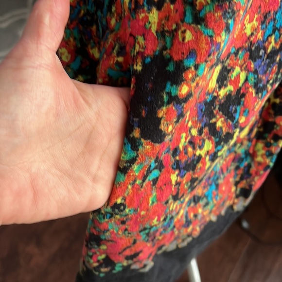 Tracy Reese Colorful Water Confetti Print Dress - Picture 4 of 9